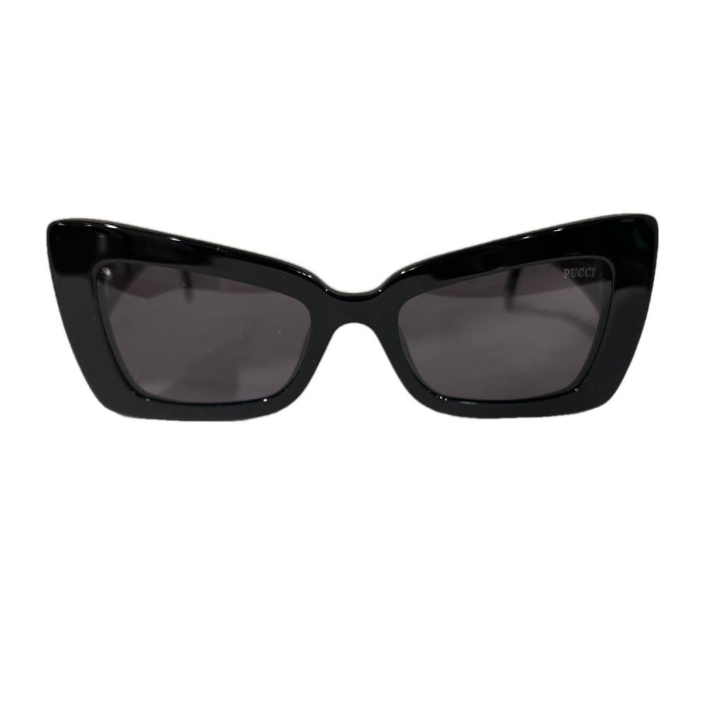 Emilio Pucci EP162 01A Black Cat Eye Plastic Sunglasses Frame 51-19-140